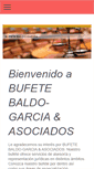 Mobile Screenshot of bufetebaldo-garcia.com